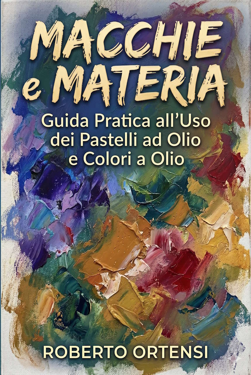 Copertina del libro Macchie e Materia di Roberto Ortensi