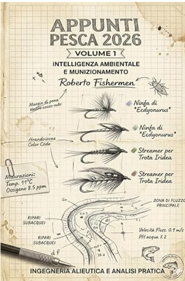 Copertina Appunti di Pesca 2026 Volume 1: Intelligenza Ambientale
